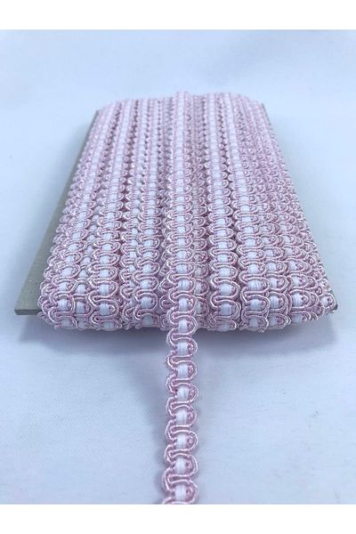 Hobigram Pink and White Checkered Water Stone 5 Meters for Packaging Ornament Edge Ornament – Decorative Ribbon, Stylish Design
