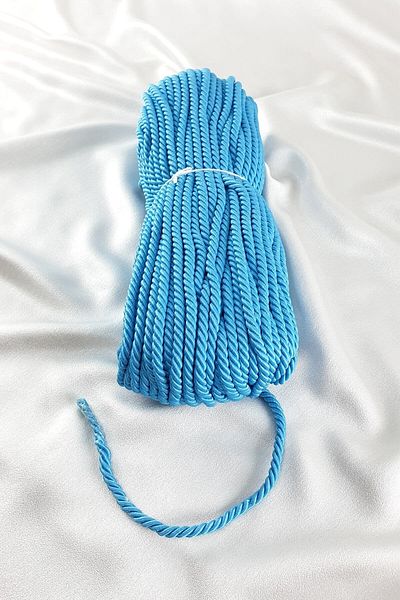 Hobigram Cord Rope for Making Supla Turquoise Color 8 mm 20 Meters – Decorative Strip, Stylish Design – Decorative