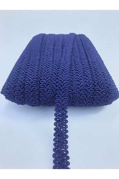 Hobigram Διακοσμητική κορδέλα Navy Blue για στολίδι Συσκευασία Edge Ornament 5 μέτρα – Διακοσμητική κορδέλα, κομψό σχέδιο –
