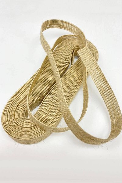 Hobigram Ψάθινη κορδέλα 5 μέτρων για διακοσμητική συσκευασία Edge Ornament 1,5 cm – Διακοσμητική κορδέλα, κομψό σχέδιο