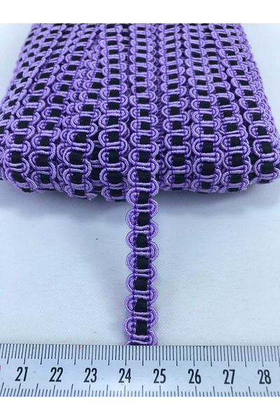 Hobigram 5 Meters Lilac Black Checkered Water Stone for Packaging Ornament Edge Ornament – Decorative Strip, Stylish Design