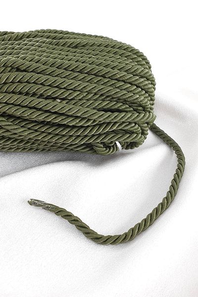 Hobigram Cord Rope for Making Supla Dark Green Color 8 mm 20 Meters – Decorative Strip, Stylish Design – Dekorati