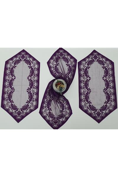 WENESSİ طقم غرفة من 3 قطع من نسيج التول المحبوك من Kdk