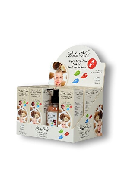Dolce Vera Nemlendirici El Ve Yüz Kremi 150 ml (ARGAN YAĞI ÖZÜ, ALOEVERA, E V...