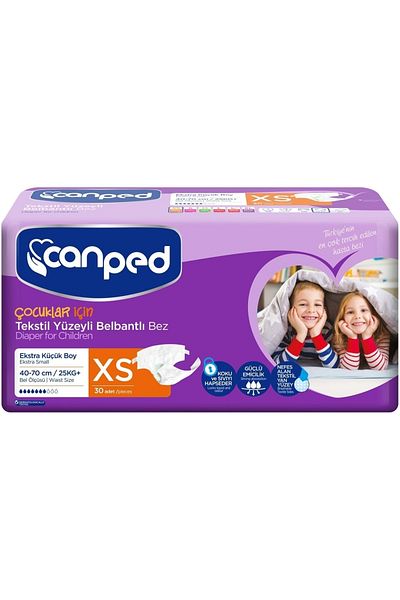 Canped Textile Surface Waistband Cloth for Kids Size 30'l Xs