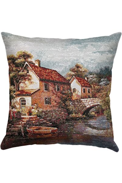 Niva Woven Tapestry Throw Pillow Cover-k51