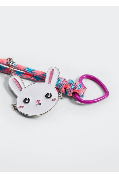 MANGO Kids Inel de culoare argintie pentru copii