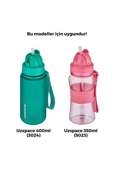Uzspace Spare Straw Set and Cleaning Brush