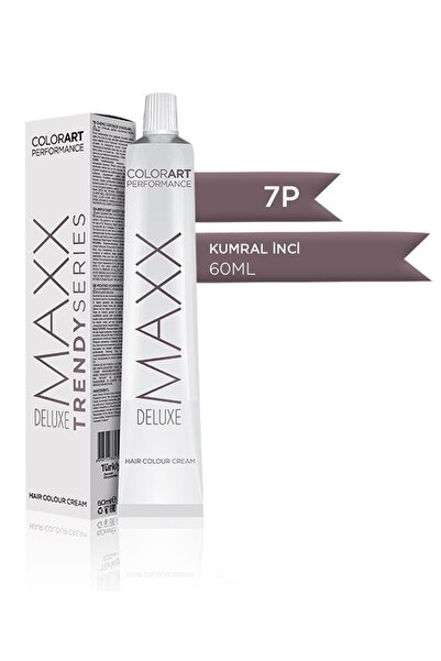 MAXX DELUXE Tüp Krem Saç Boyası 7p Kumral İnci 60 ml