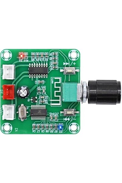 EmAyCenter Xh-a158 Bluetooth 5.0 Kablosuz Hoparlör Amplifikatör Kartı Dıy 5w * 2 Pam8403