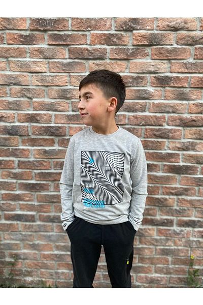 Macawi New Season Front Printed Boys' Bodysuit