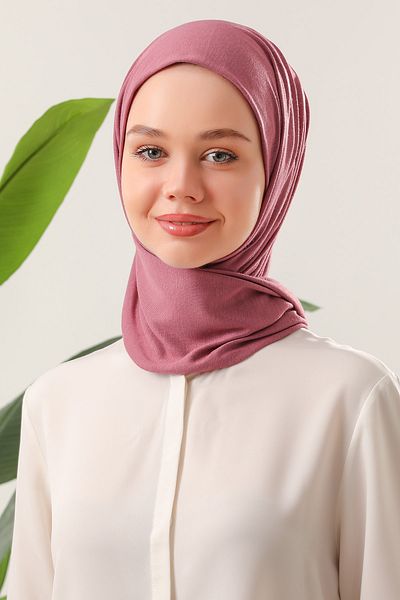 Melodi Scarf Hijab Combed Cotton Shawl Dusty Rose