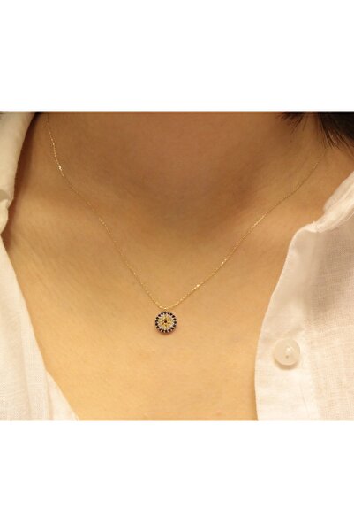 Güler Kuyumculuk Nazar Boncuklu Hayalet Kolye