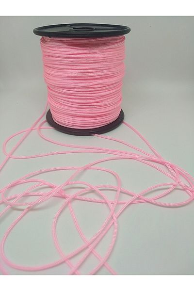 Firebird Takı Aksesuar Ve Kamp Malzemeleri 1 Mm Parachute Bracelet String Pink Color