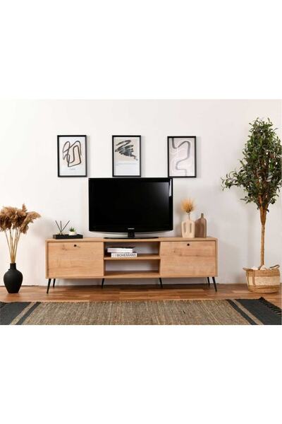 VOWTURKEY Calvin 2 Kapaklı Raflı Tv Ünitesi