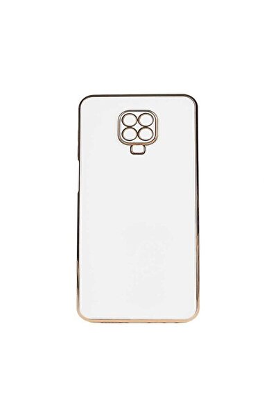 Miscase Redmi Note 9 Pro (9S) Lazer Parlak Çerçeve Şeffaf Plating Cep Telefon...