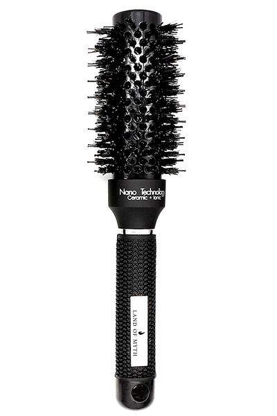 LAND OF MYTH 32 mm-Lom1092 Nano Technology Ceramic + Ionic Thermal Blow Dry Hair Brush, Natural Horsehair Teeth, Professional