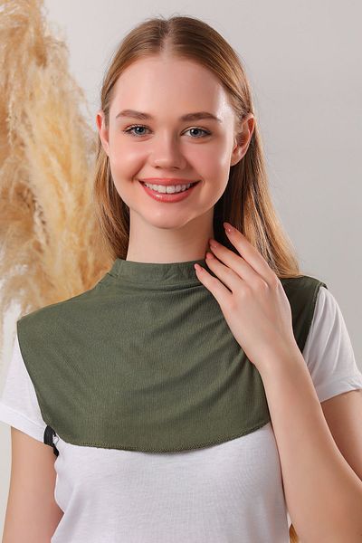 Melodi Scarf Hijab Neck Collar Khaki