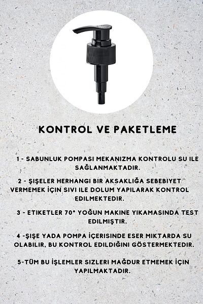incili home Amber 2 τεμαχίων απορρυπαντικό πιάτων και μπουκάλι υγρού σαπουνιού Σετ δοσομετρητή σαπουνιού 500ml/μαύρο Czm2101