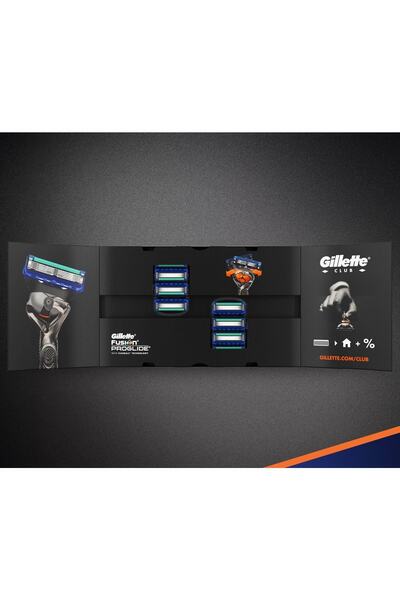 Gillette Fusion 5 Proglide 8'li Yedek Bıçak (karton Paket)