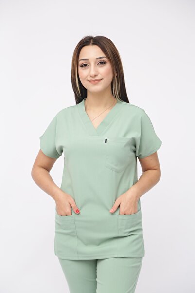 Ehil Vip Kumaş Likralı Tek Üst Doktor/ Hemşire Forması Üstmodel