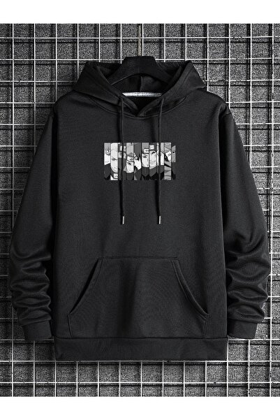 DAXİS Sportwear Company Φούτερ με στάμπα μεγάλου μεγέθους με κουκούλα