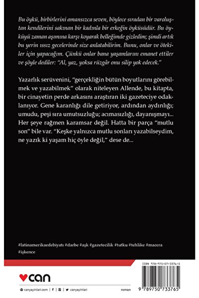 Can Yayınları Aşktan ve Gölgeden