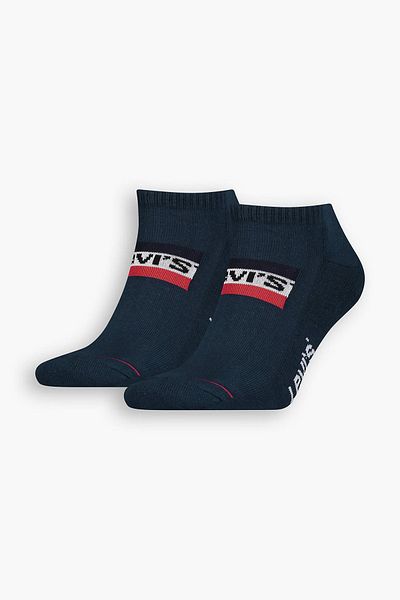Levi's Мъжки чорапи с лого, 2 чифта, 37157