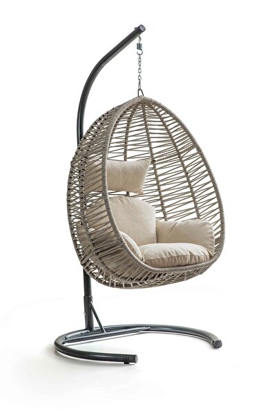 Eymense Class Ip Salıncak Krem Krem Oturum