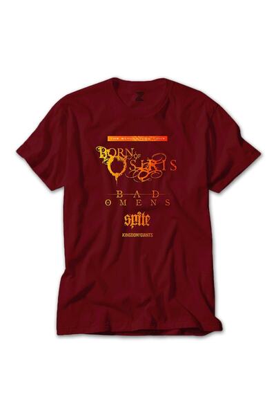 Z zepplin Tricou roșu de simulare Born Of Osiris Tour American