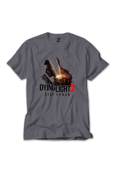 Z zepplin Μπλουζάκι Dying Light Stay Human Grey