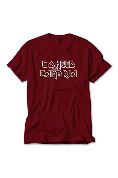 Z zepplin تي شيرت كوهيد وكامبريا باللون الأحمر