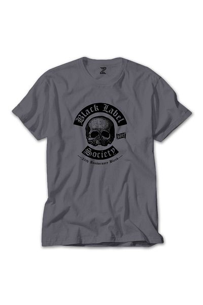 Z zepplin Black Label Society 20 Anniversary For Society Tour Γκρι μπλουζάκι