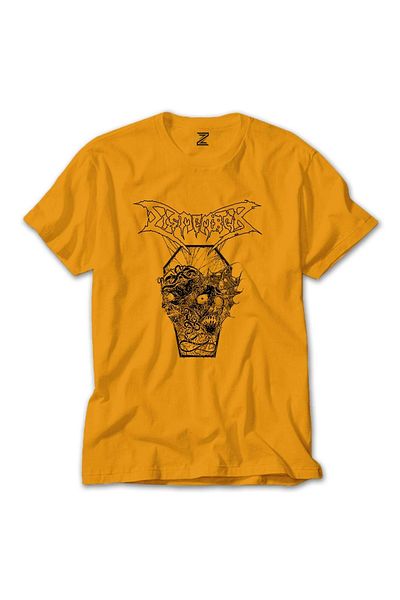 Z zepplin Κίτρινο T-shirt Dismember Skull