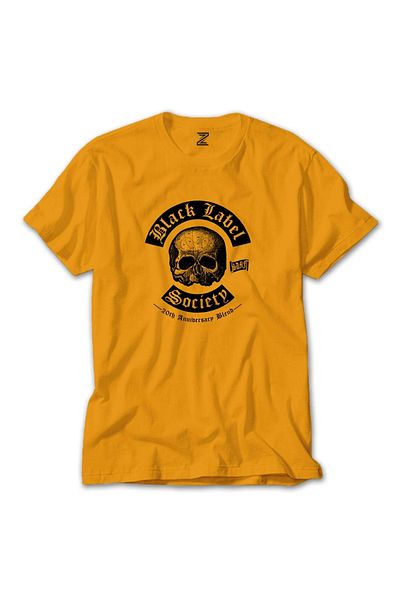 Z zepplin Κίτρινο μπλουζάκι Black Label Society 20 Anniversary For Society Tour
