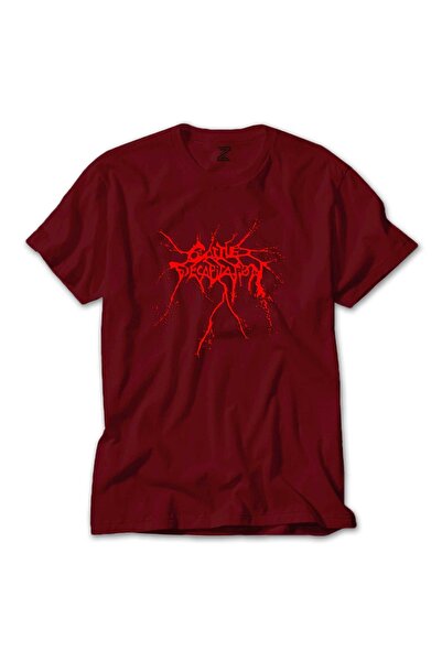 Z zepplin Cattle Decapitation Red Logo Red Tricou