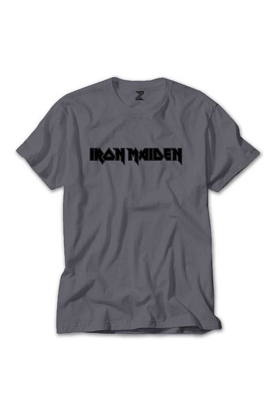Z zepplin Γκρι μπλουζάκι με λογότυπο Iron Maiden