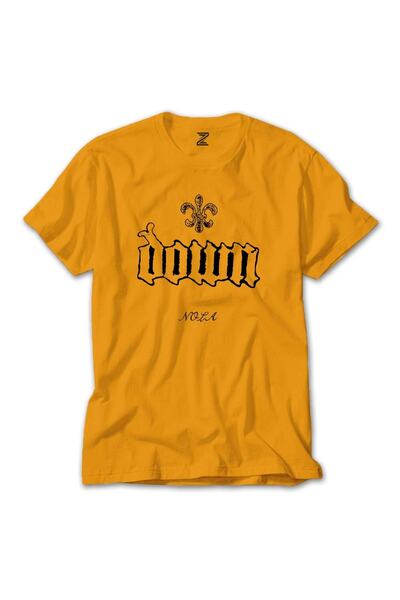 Z zepplin Down Nola Tricou Galben