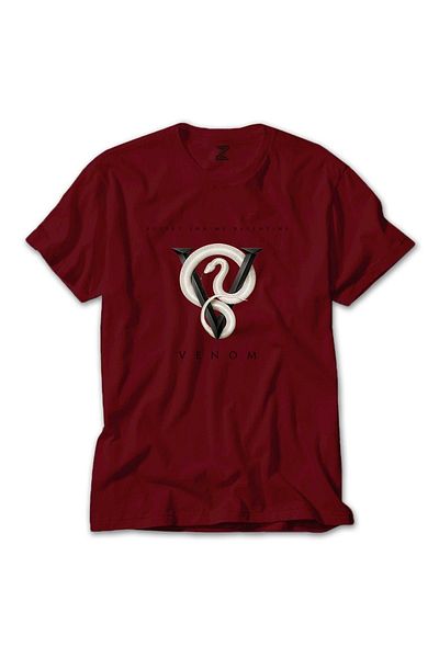 Z zepplin Bullet For My Valentine Venom Snake Red T-shirt