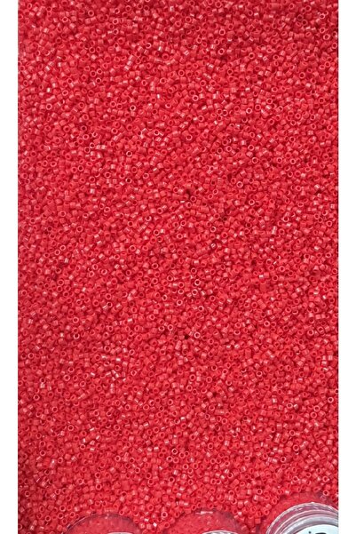 RLX BUJİTERİ Mărgele Miyuki Delica originale tăiate 11 00 (2 GRAM)-roșu străl...