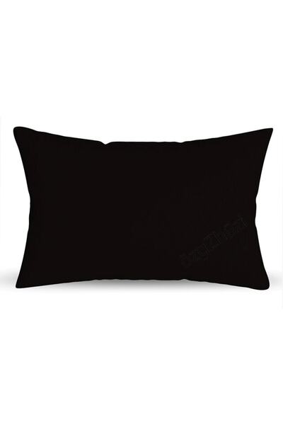 perlina home Siyah Kırlent Kılıfı 50x70 Cm