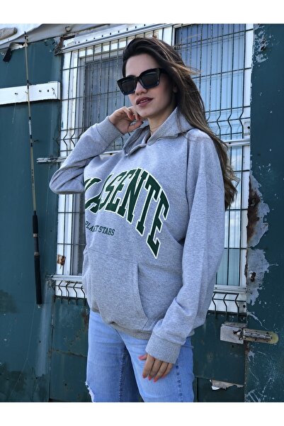 MY DEPO Φούτερ Unisex Flasente Printed Oversize