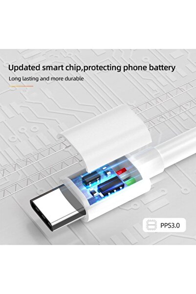 Xiaomi Süper Hızlı Şarj Kablosu Type-c 6a Kablo