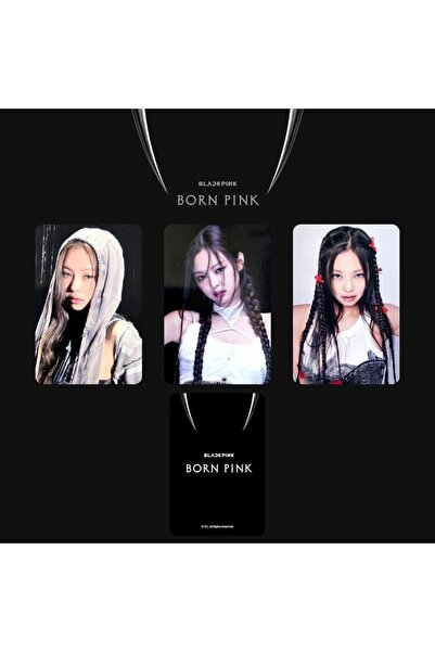 Kpop Dünyasi Blackpınk Jennie '' Born Pink '' Pob Kart Seti