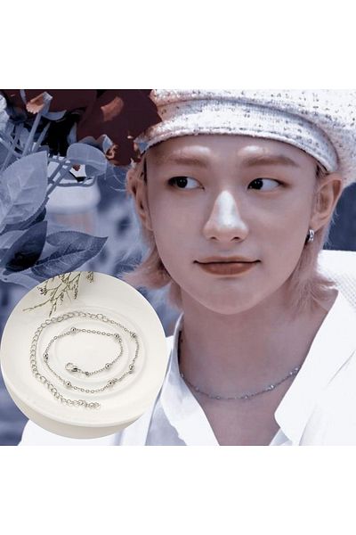 Kpop Dünyasi Stray Kids '' Hyunjin - Han '' Necklace