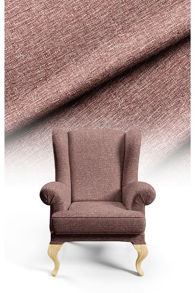 CANİLA Digital Printed Linen Look Upholstery Sofa Fabric, Throw Pillow, Cushion Covering. Premium Fabric