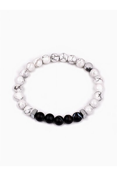 Padore Accessory للجنسين - سوار من حجر العقيق والعقيق والهيماتيت الطبيعي| مفتاح الهدوء