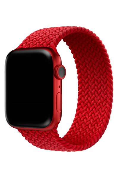 MOBAX Apple Watch Kordon 2 3 4 5 6 Se 44mm Örgü Solo Loop Kordon Kayış Large ...