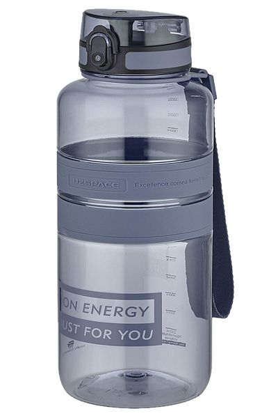 Uzspace 1500ml Mega Size Silicone Body Tritan Water Bottle
