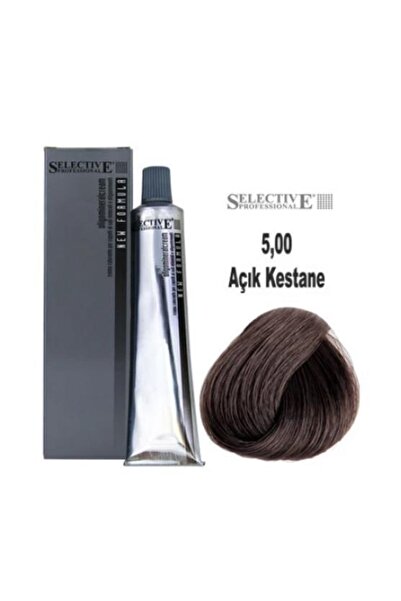 Selective Professional Tüp Saç Boyası 5.00 Açık Kestane 60 Ml